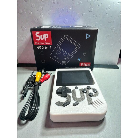 Sup Game Box Plus Retro Handheld Console 400 In 1 With AV Cable & Charger - Picture 1 of 4